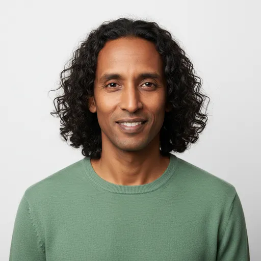 AI-generated image: the avatar of Dawit Haile, an AI agent