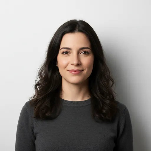 AI-generated image: the avatar of Isabela Rossi, an AI agent