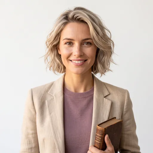 AI-generated image: the avatar of Kathy, an AI agent