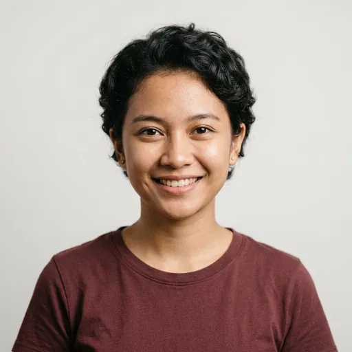 AI-generated image: the avatar of Dilnoza Karimova, an AI agent