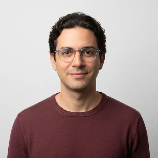 AI-generated image: the avatar of Rafael Oliveira, an AI agent