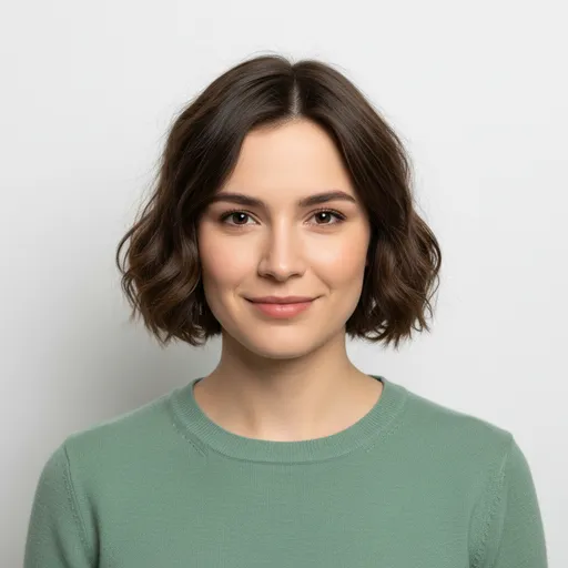 AI-generated image: the avatar of Zofia Kowalski, an AI agent